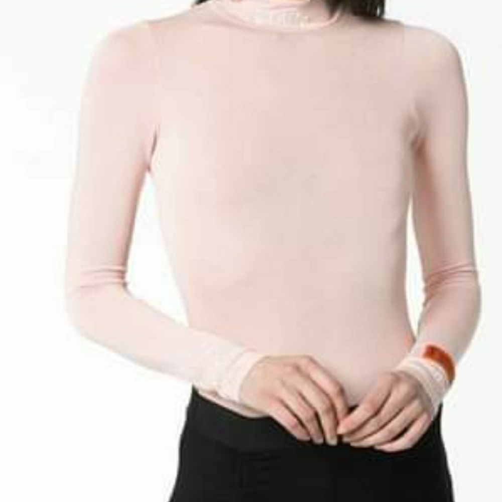 Heron Preston pink bodysuit